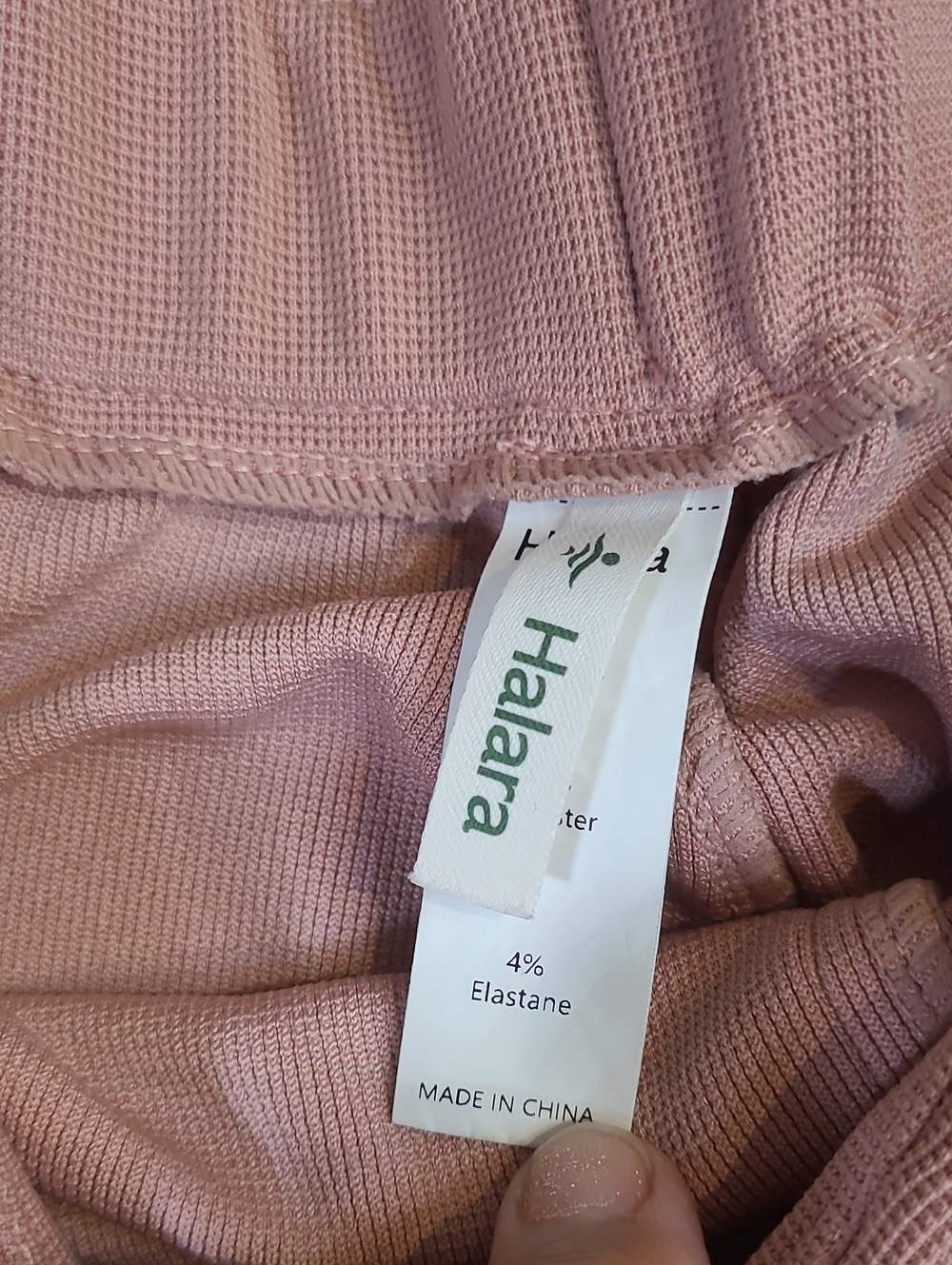 Halara Wide Leg High-Waist Pants — Pink Pull On Every Day Dress Up Or Down Large - Picture 4 of 11